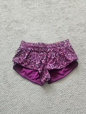 LULULEMON Surf Short II Paradise Camo Multi / Regal Plum RARE